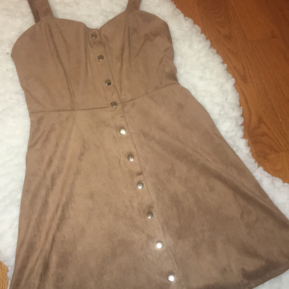 Sleeveless Button Down Fit and Flare Dress